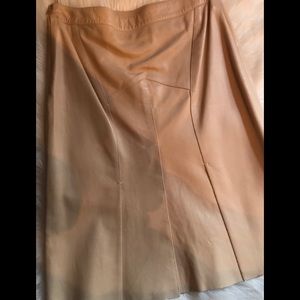 PRADA soft butter leather skirt size 40 Italy